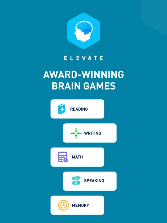 Elevate - Brain Training Games iPad 應用截圖