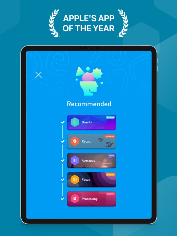 Tangkapan skrin Elevate - Brain Training Games iPad 
