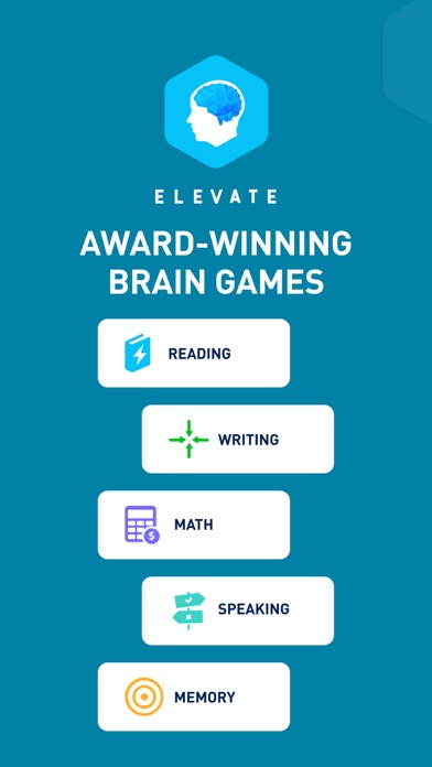 Tangkapan skrin Elevate - Brain Training Games