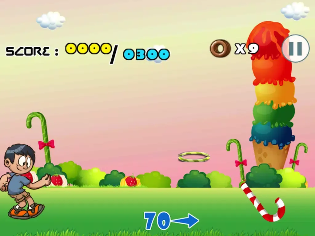 Capturas de tela do Candy Ring Toss Adventure Blast - Top Throwing Action Mania Free iPad 