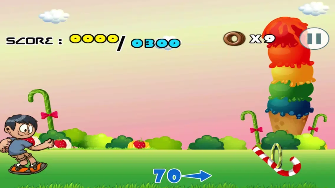Capturas de tela do Candy Ring Toss Adventure Blast - Top Throwing Action Mania Free