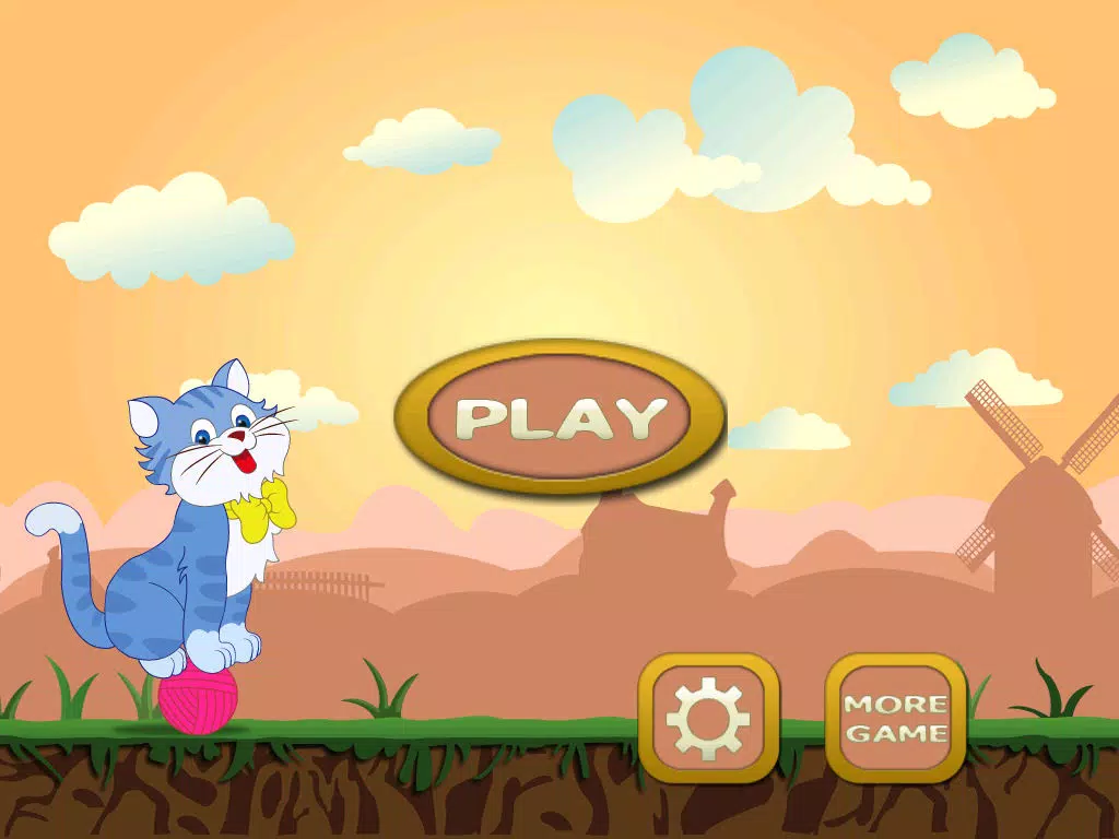 Capturas de pantalla de Cat Yarn Bouncing Mania - Kitty Ball Tap Jumping Adventure Free iPad 