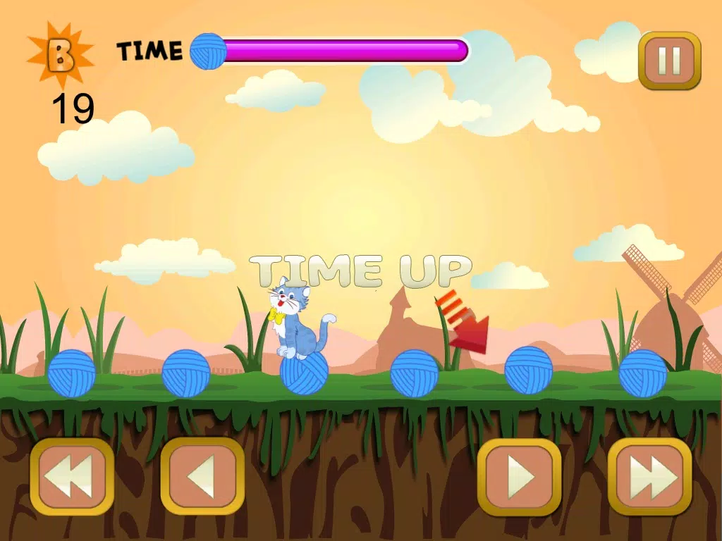 Capturas de pantalla de Cat Yarn Bouncing Mania - Kitty Ball Tap Jumping Adventure Free iPad 
