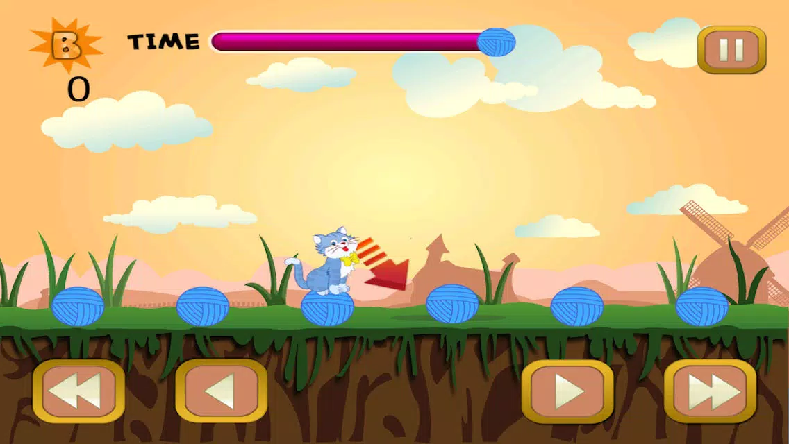 Capturas de pantalla de Cat Yarn Bouncing Mania - Kitty Ball Tap Jumping Adventure Free