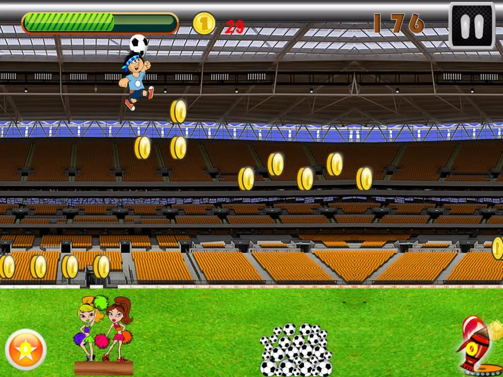 Скриншоты Soccer Ball Ballon Ninja Jump - Stadium Coin Runner Free iPad 
