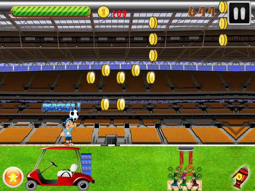 Скриншоты Soccer Ball Ballon Ninja Jump - Stadium Coin Runner Free iPad 