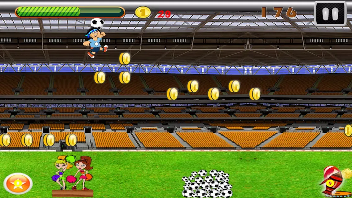 Скриншоты Soccer Ball Ballon Ninja Jump - Stadium Coin Runner Free