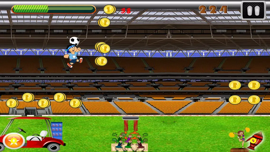Скриншоты Soccer Ball Ballon Ninja Jump - Stadium Coin Runner Free