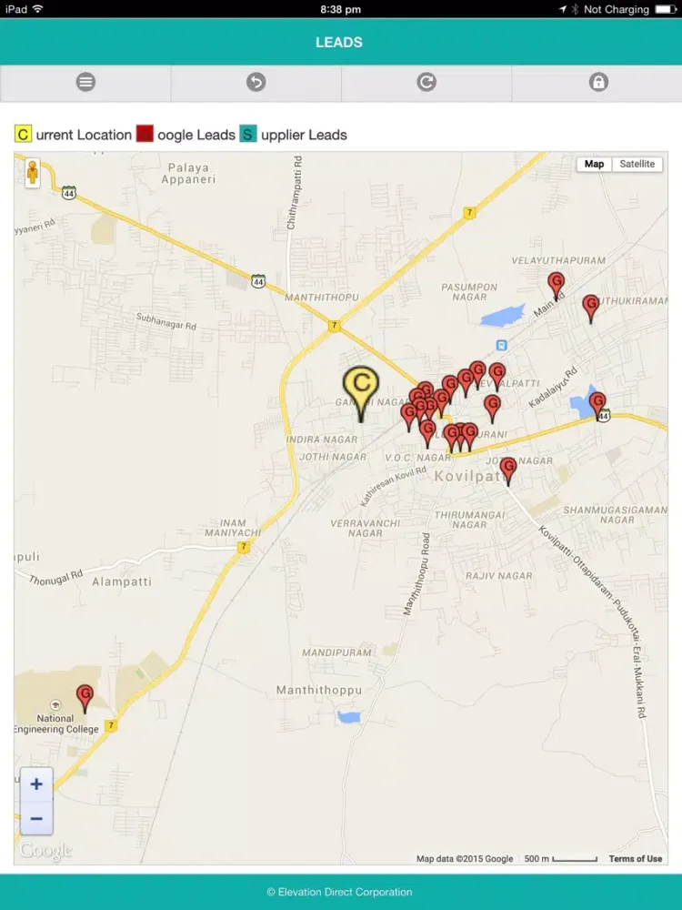 Capturas de pantalla de MapTrack iPad 