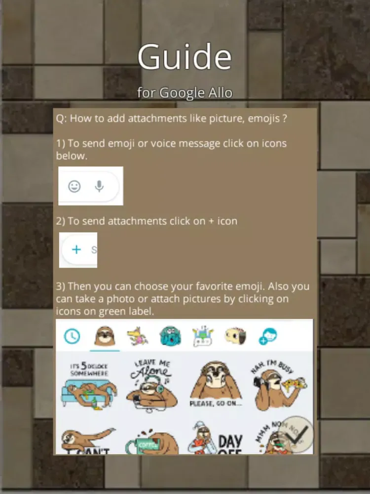 Capturas de pantalla de Guide for Google Allo iPad 