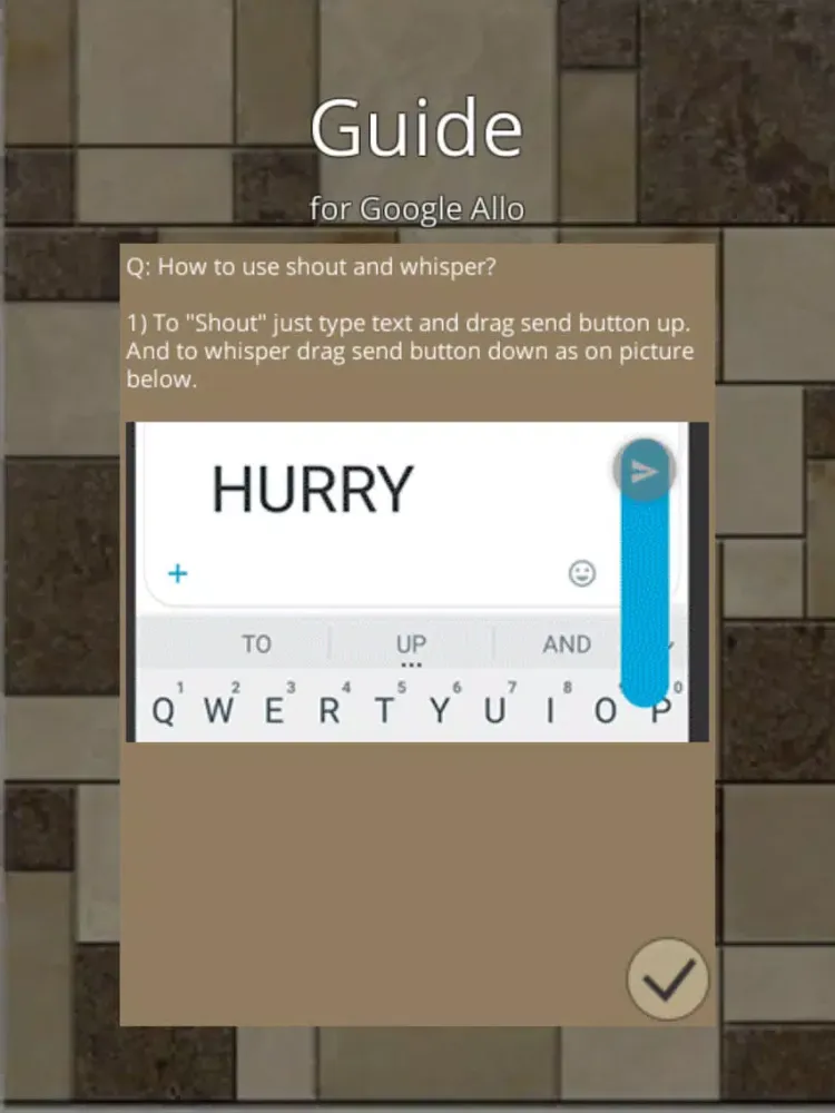 Capturas de pantalla de Guide for Google Allo iPad 