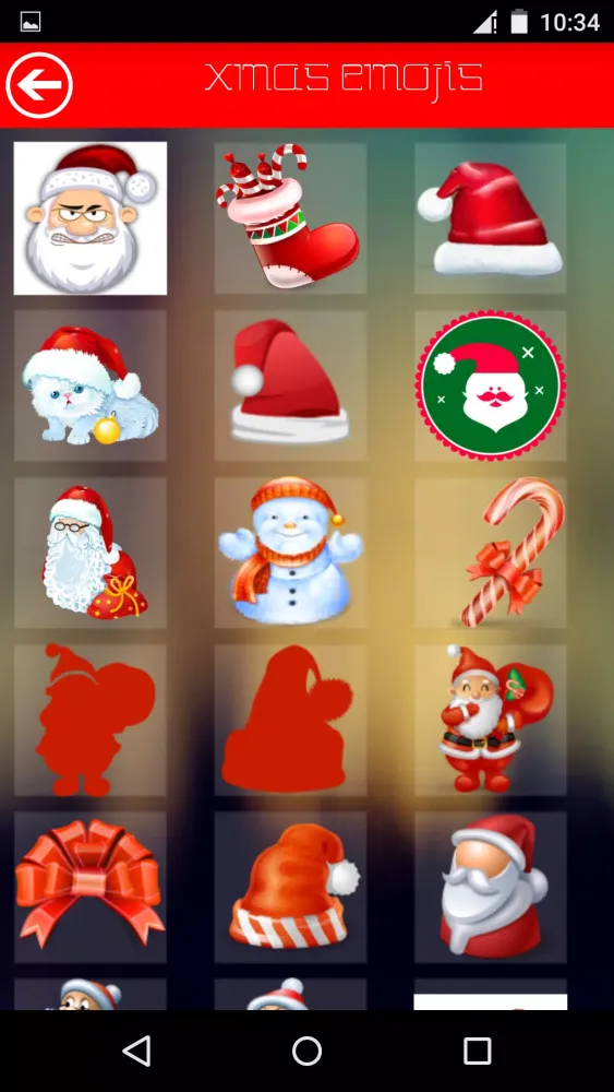 Xmas emojis free Screenshots