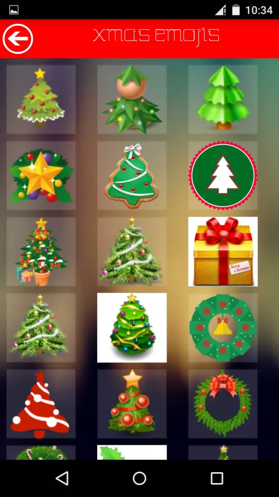 Xmas emojis free Screenshots