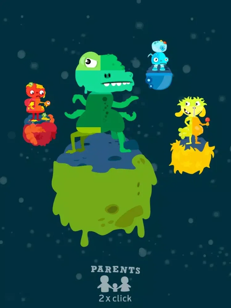Tangkapan layar MooPuu FREE - The Animated Monster Puzzle iPad 
