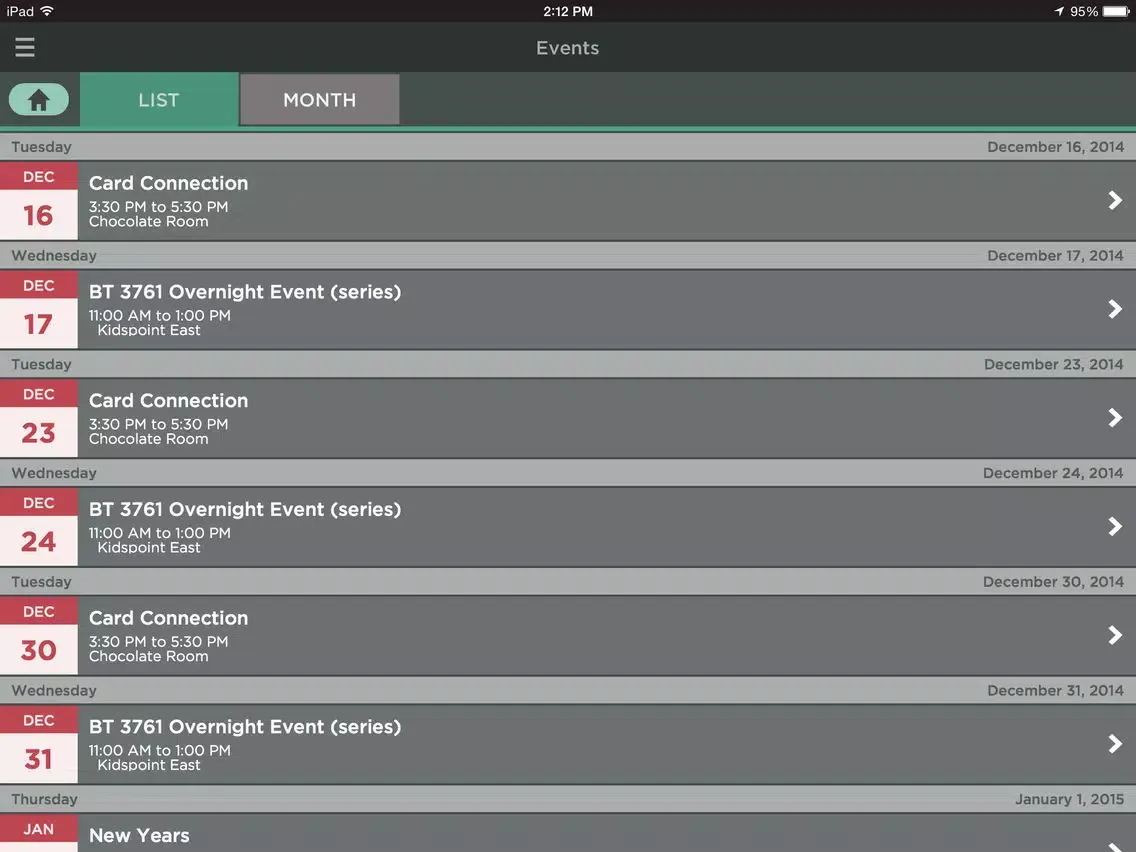 Chestnut Mountain Church iPad  سکرین شاٹس