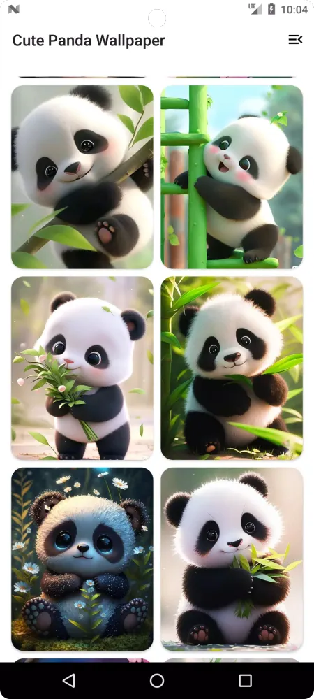 Cute Sweet Panda Wallpaper স্ক্রিনশট