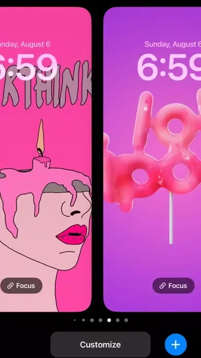 Capturas de pantalla de pinky: girly wallpaper