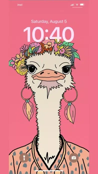 Capturas de pantalla de pinky: girly wallpaper