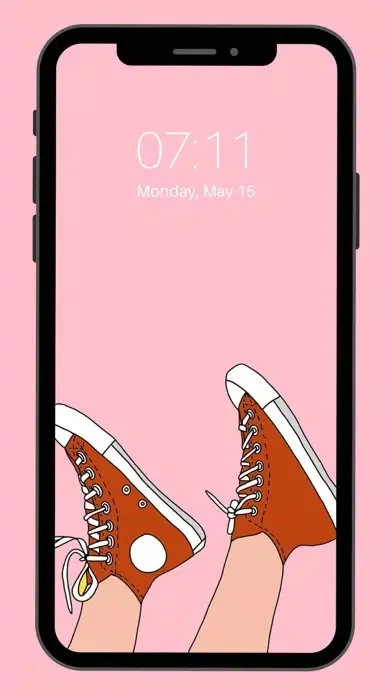Capturas de pantalla de pinky: girly wallpaper