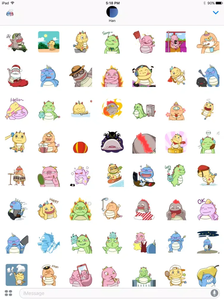 Captures d'écran de Elffamilymoji iPad 