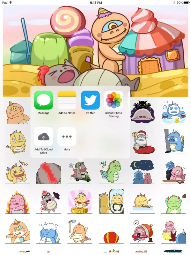 Captures d'écran de Elffamilymoji iPad 