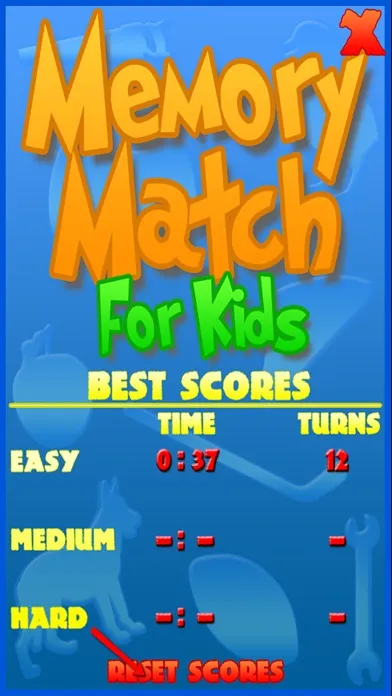 Tangkapan layar Memory Match For Kids: A Preschool Learning App