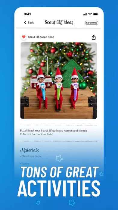 Zrzuty ekranu Scout Elf® Ideas