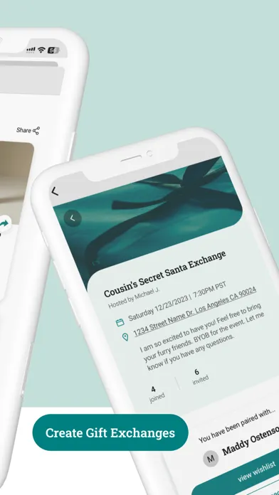 ภาพหน้าจอของ Elfster: The Secret Santa App
