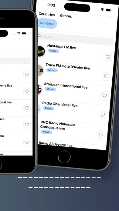 Côte d’Ivoire Radios en direct スクリーンショット