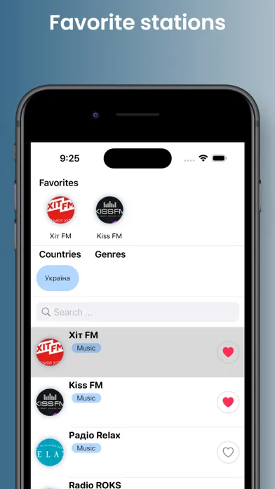 Ukraine Radio Stations - UKR Screenshots