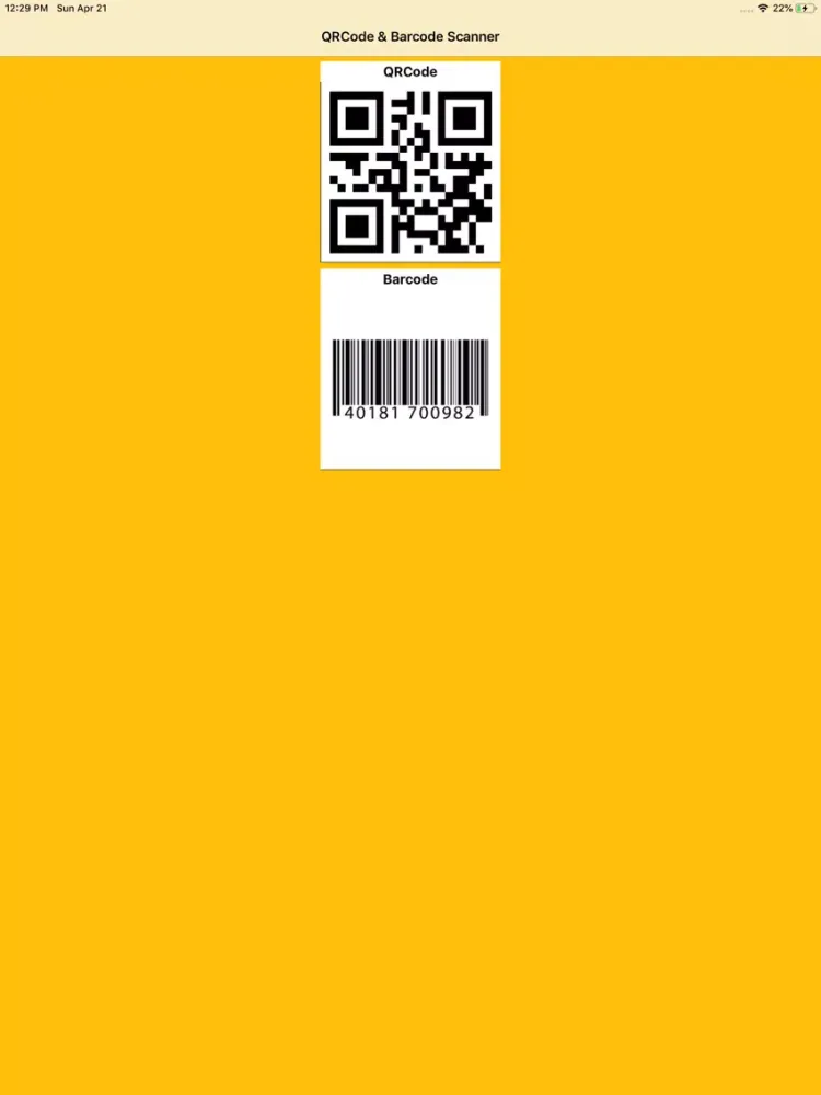 Tangkapan skrin QR Code & Barcode Fast Scanner iPad 