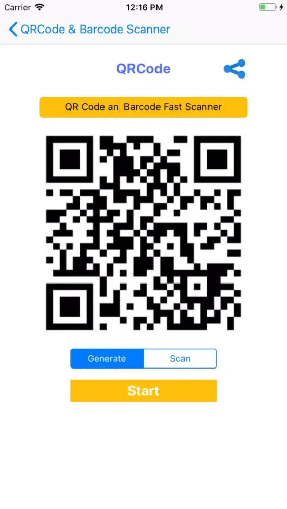 Tangkapan skrin QR Code & Barcode Fast Scanner