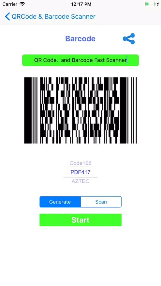 Tangkapan skrin QR Code & Barcode Fast Scanner