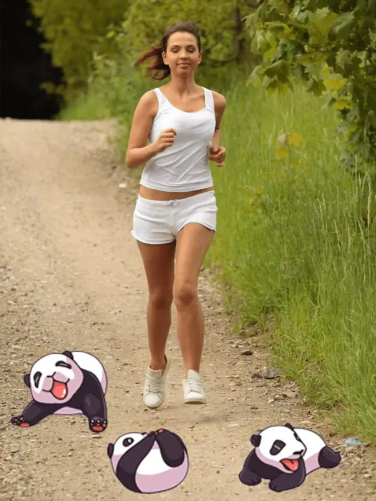 Capturas de pantalla de Panda in Your Photo panda stickers iPad 