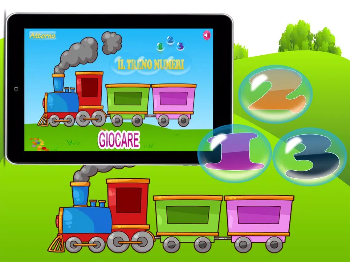 123 Imparo a contare per i bambini iPad  سکرین شاٹس