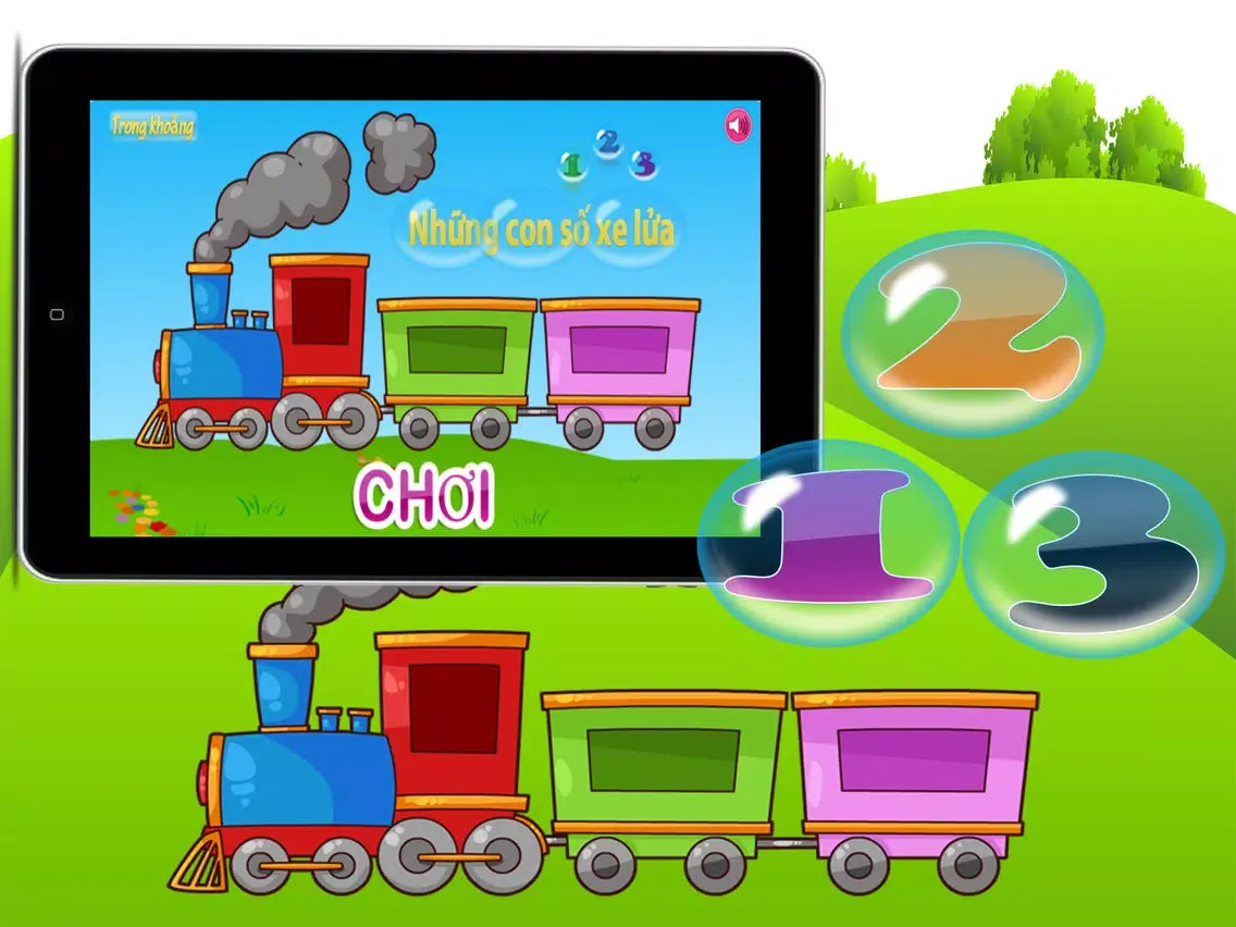 Capturas de pantalla de học đếm cho trẻ em iPad 