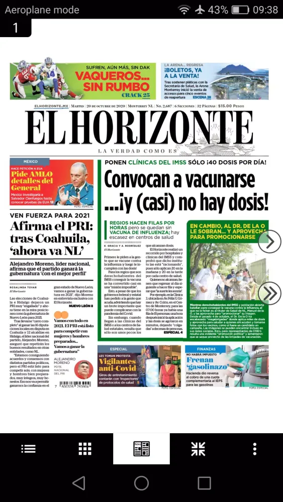 El Horizonte eEdition Screenshots