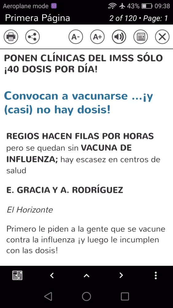 El Horizonte eEdition Screenshots