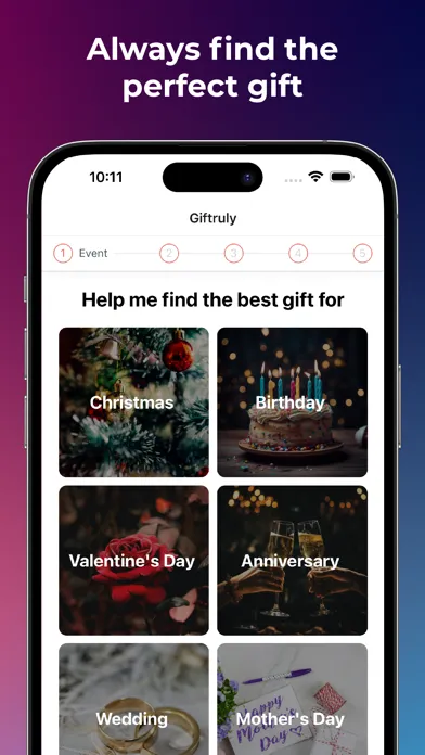 Giftruly: AI Gift Finder سکرین شاٹس