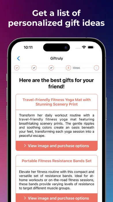 Giftruly: AI Gift Finder سکرین شاٹس