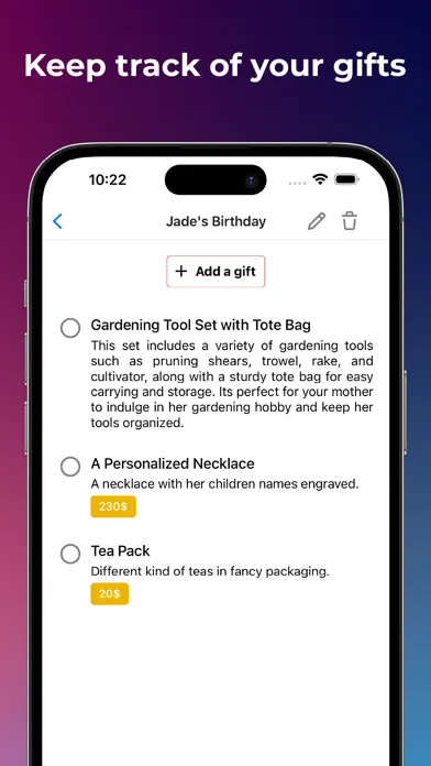 Giftruly: AI Gift Finder سکرین شاٹس