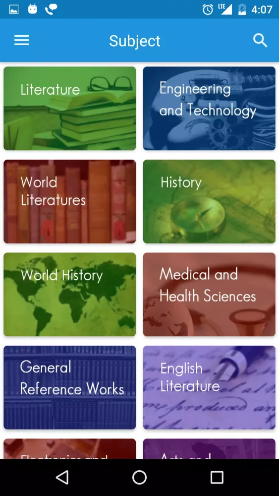 ภาพหน้าจอของ CITK eLibrary
