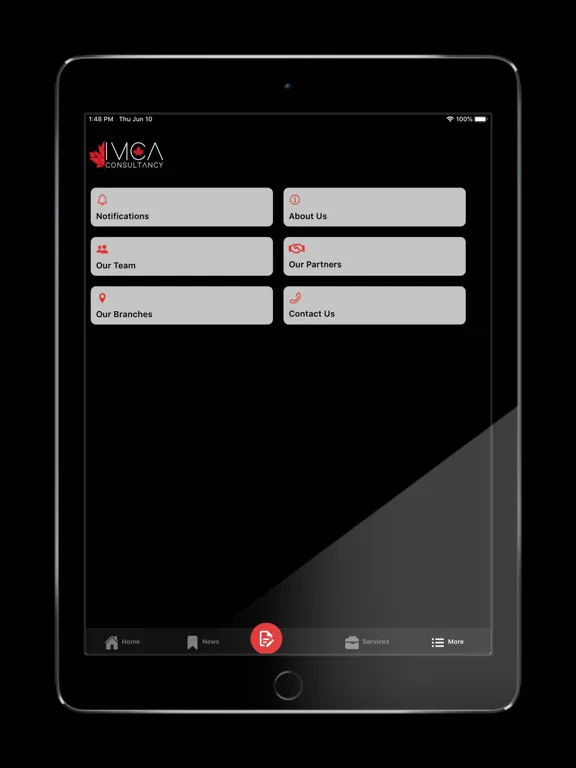 IMCA Consultancy iPad  स्क्रीनशॉट
