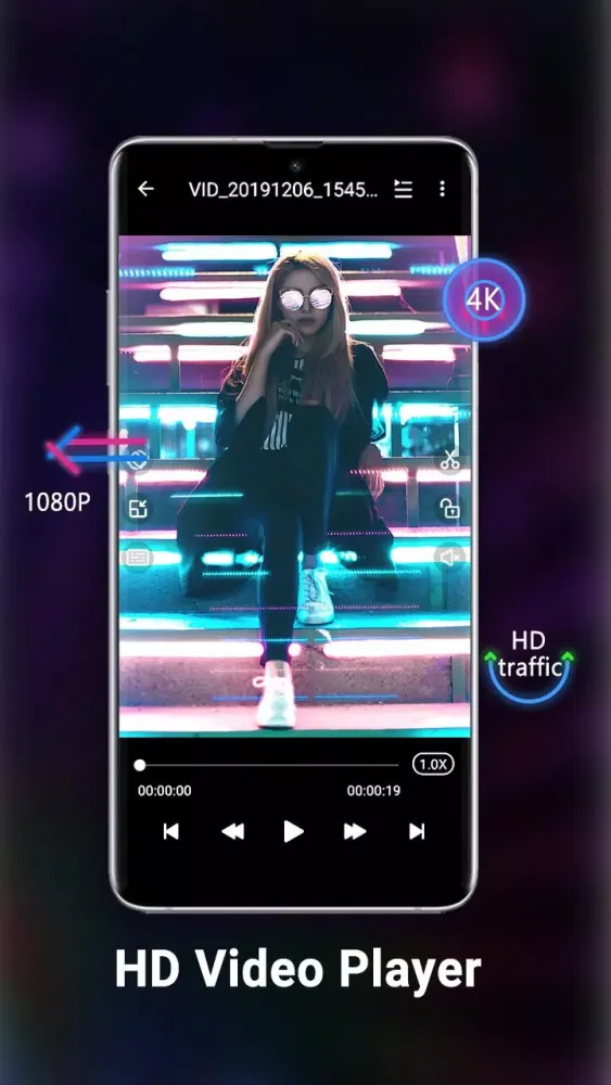 Capturas de tela do Video Player All Format