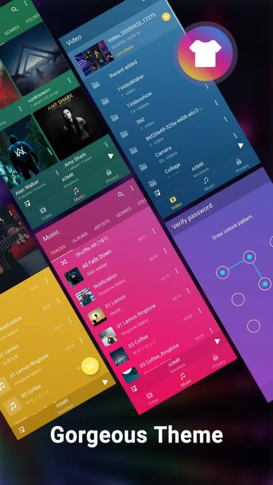Capturas de tela do Video Player All Format
