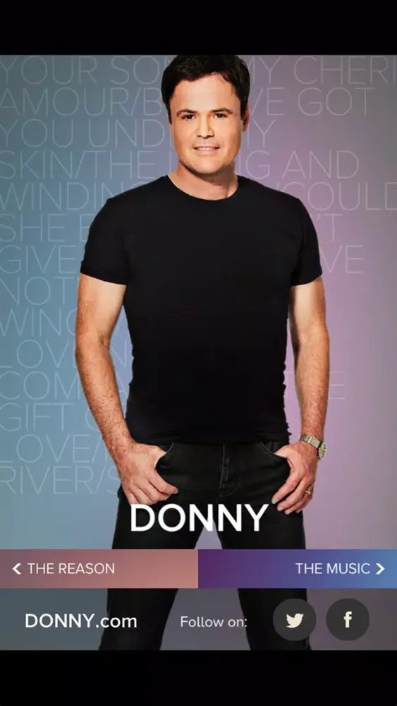 ภาพหน้าจอของ Donny Osmond