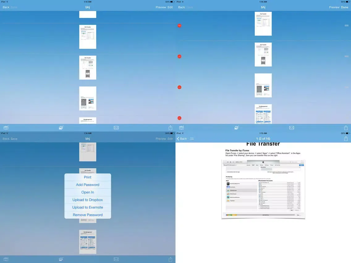 Capturas de pantalla de GoodScanner - PDF Scanner iPad 