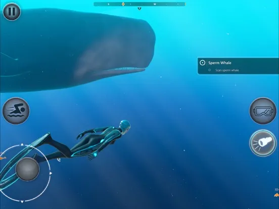 Capturas de tela do Beyond Blue iPad 
