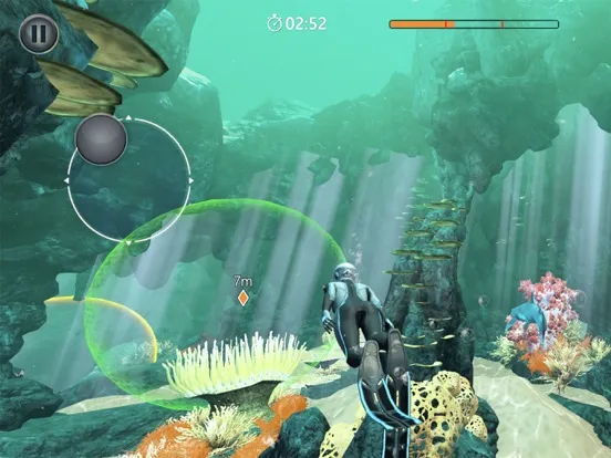 Capturas de tela do Beyond Blue iPad 