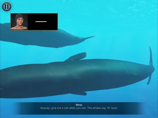 Capturas de tela do Beyond Blue iPad 
